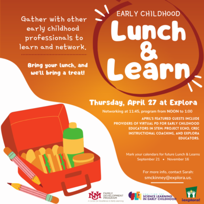 Early Childhood Lunch & Learn Flyer