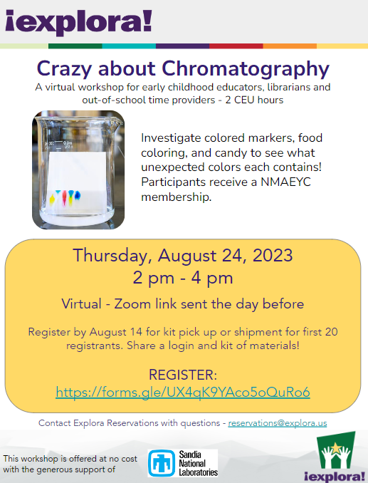 Crazy about Chromatography flyer